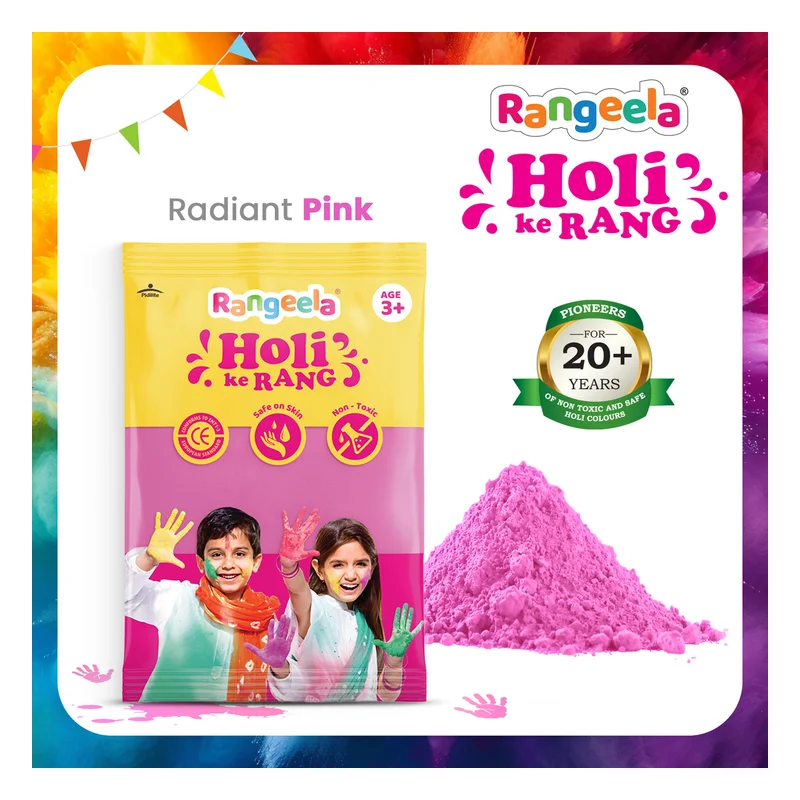 Rangeela Holi Ke Rang - Radiant Pink Gulal