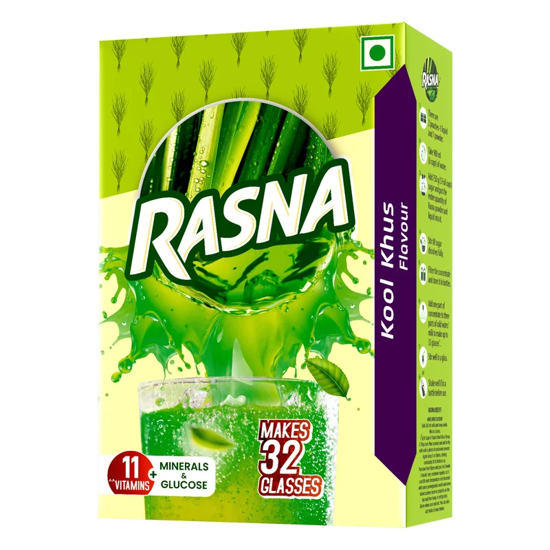 Rasna Fruit Fun Concentrate - Kool Khus (32 Glasses)