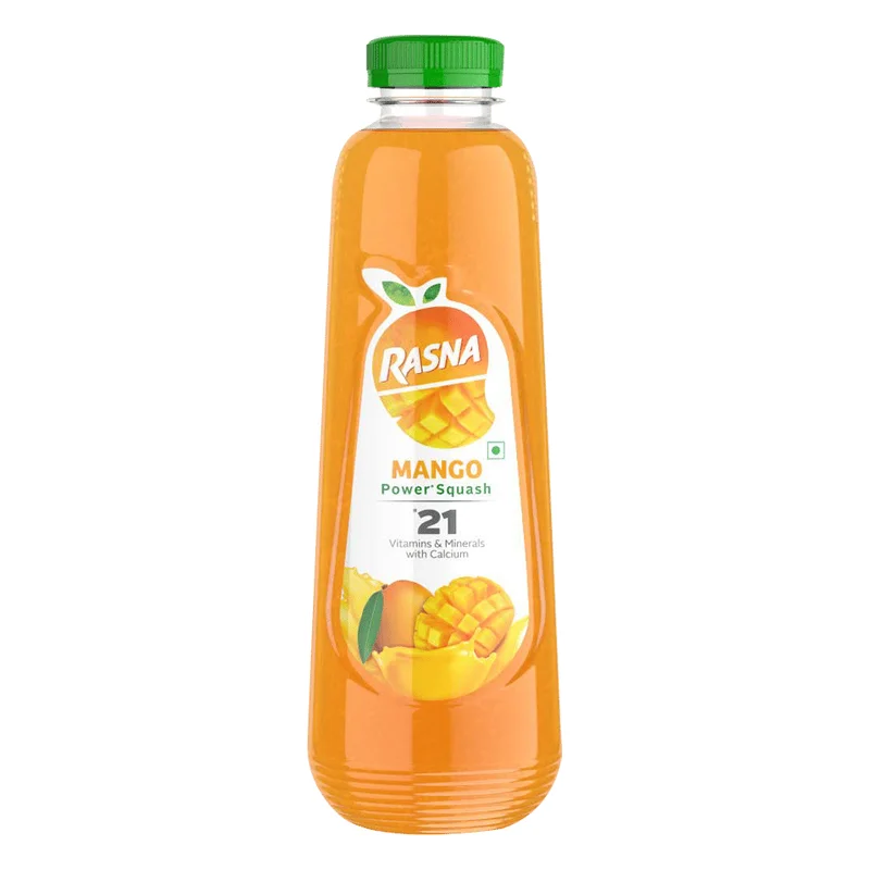 Rasna Fruit Plus 21 Power Squash - Mango