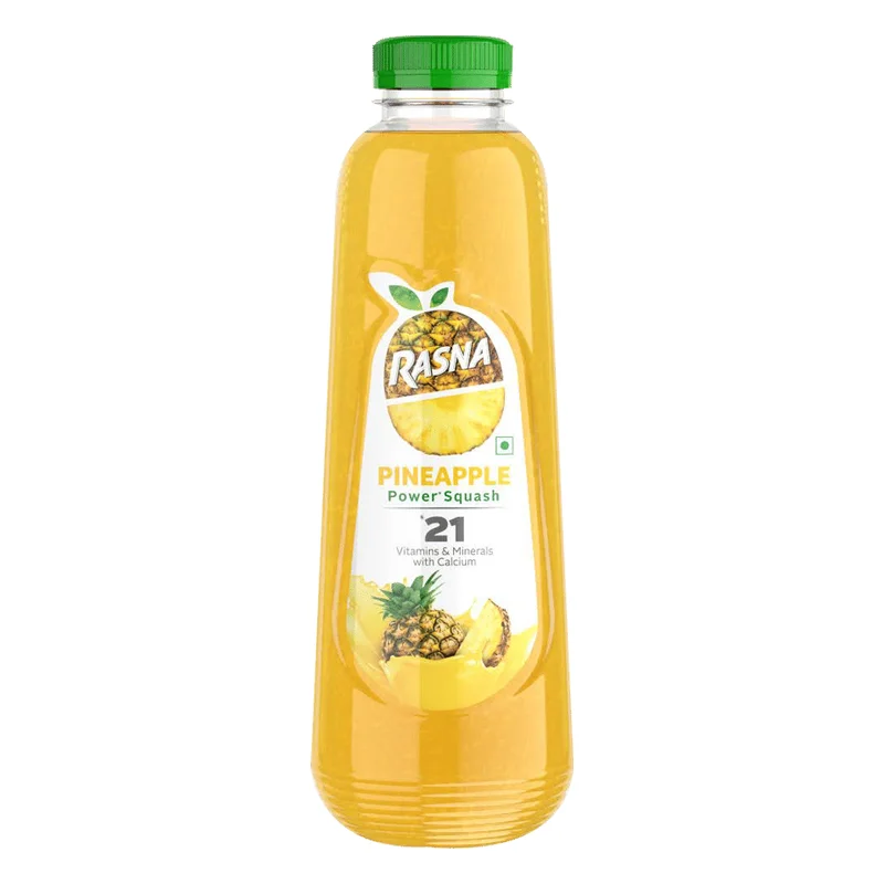 Rasna Fruit Plus 21 Power Squash - Pineapple