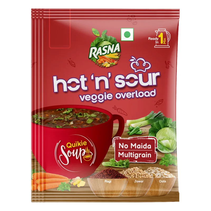 Rasna Quikie Soup - Hot n Sour Veggie Overload