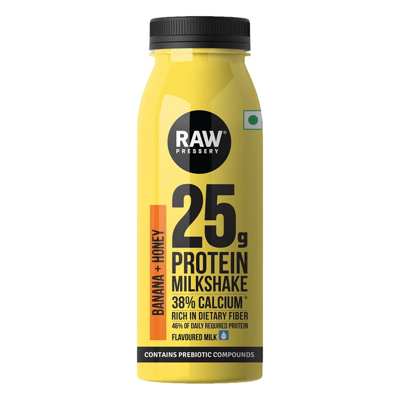 Raw Pressery Banana Honey Protein Milkshake