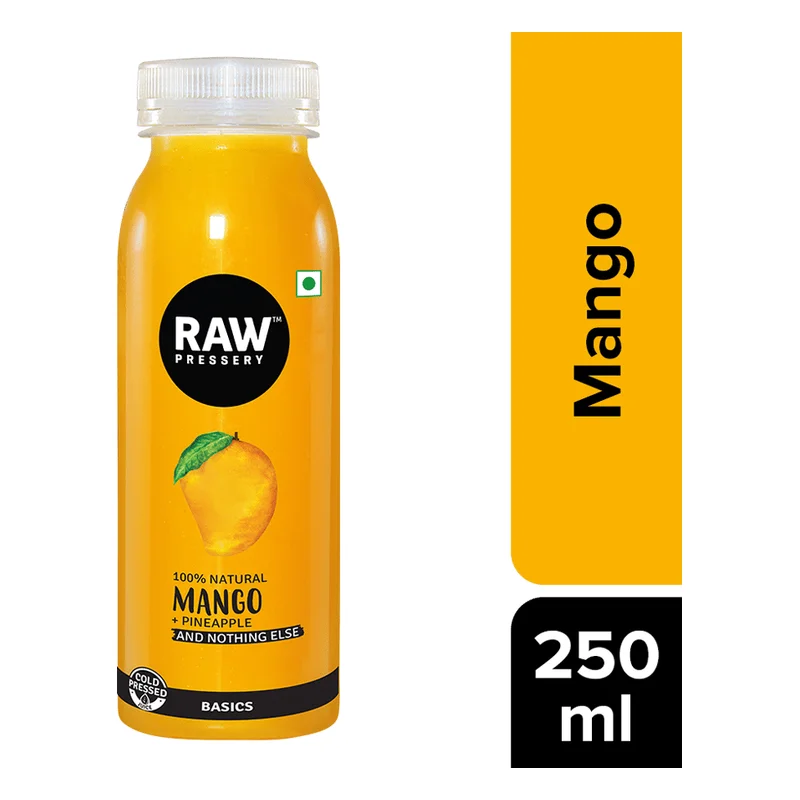 Raw Pressery Natural Mango + Pineapple Juice