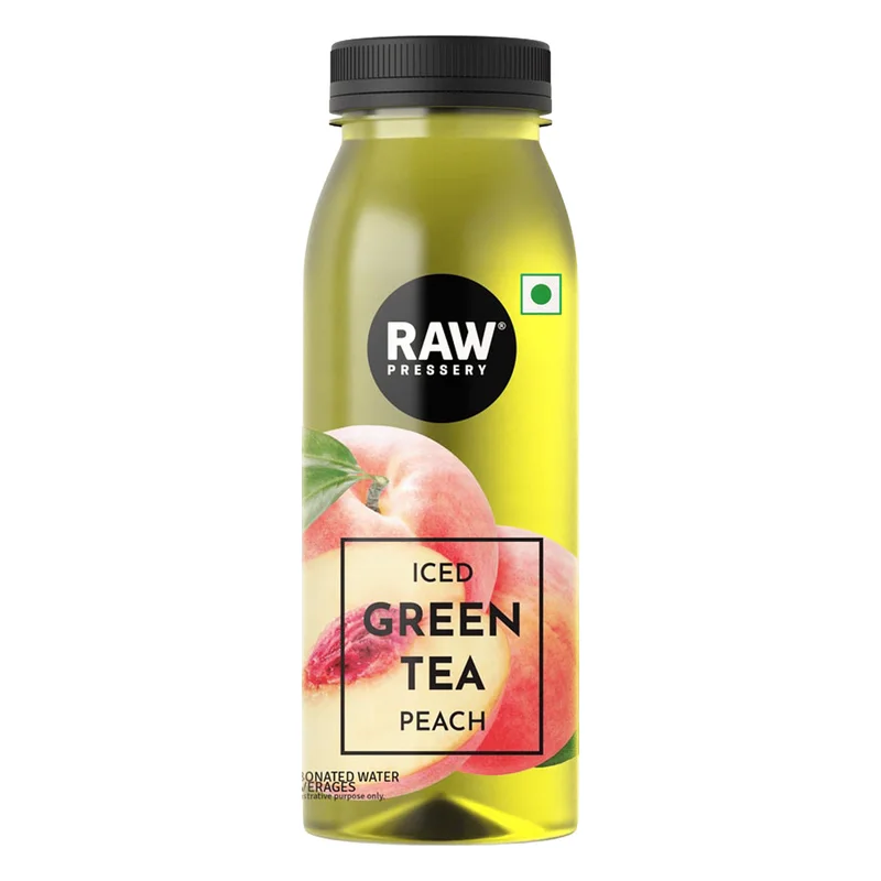 Raw Pressery Peach Iced Green Tea