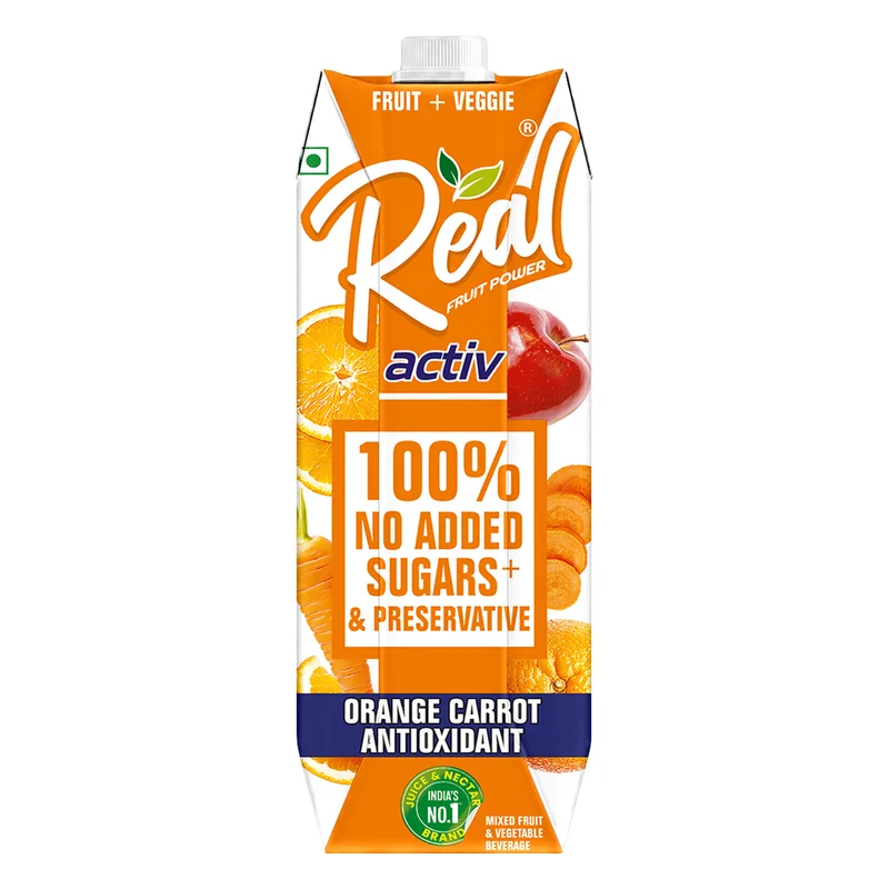 Real Activ Orange, Carrot & Veggie Juice