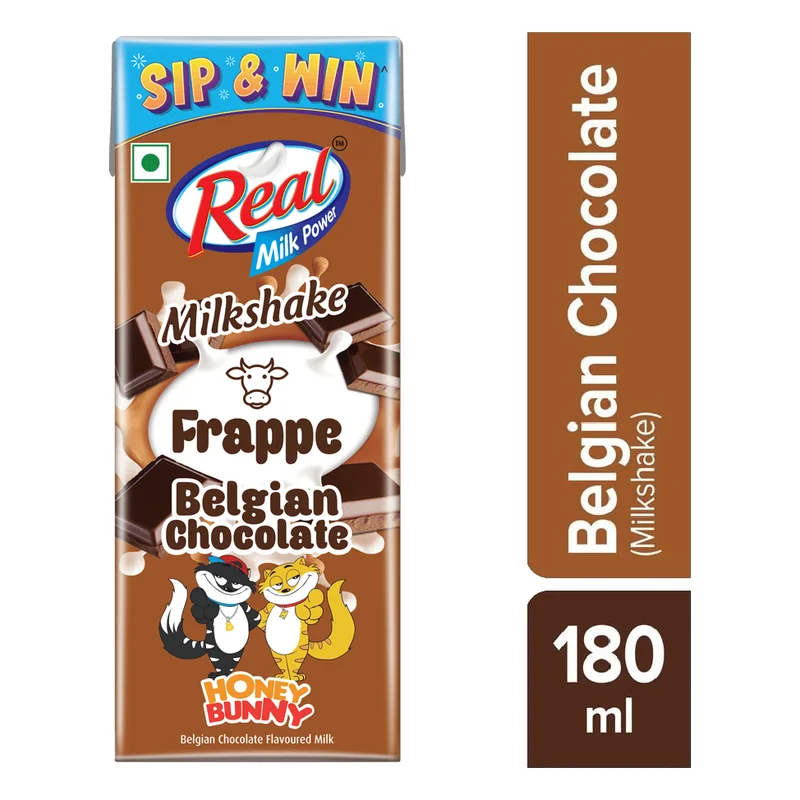 Real Milk Power Belgian Chocolate Milkshake