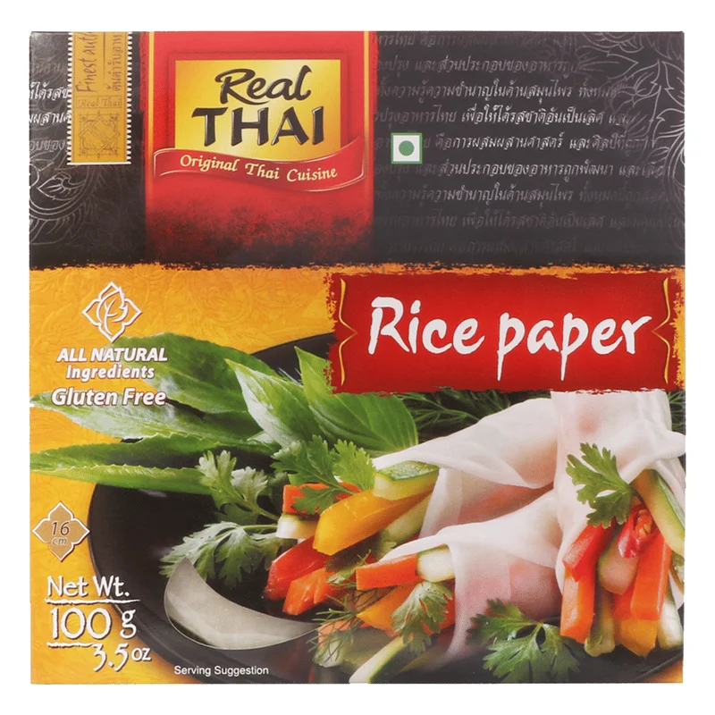 Real Thai Rice Paper - Round, 16 cm