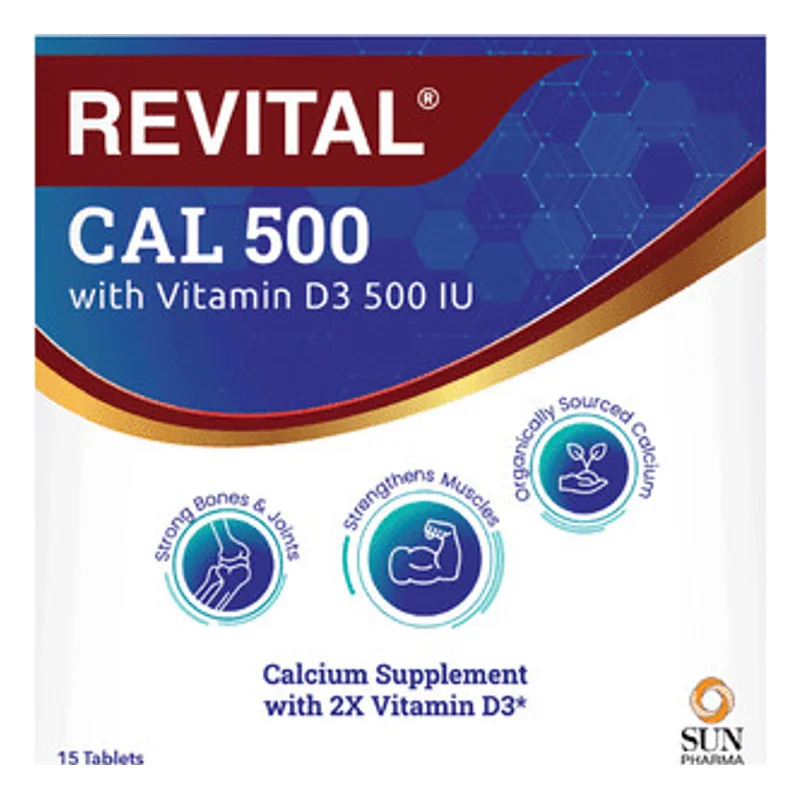 Revital Cal 500 Calcium Tablets