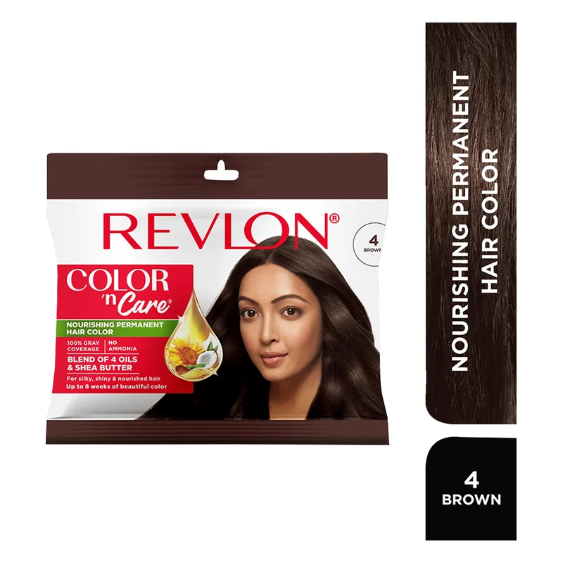 Revlon Color 'n Care Permanent Hair Color - Brown 4