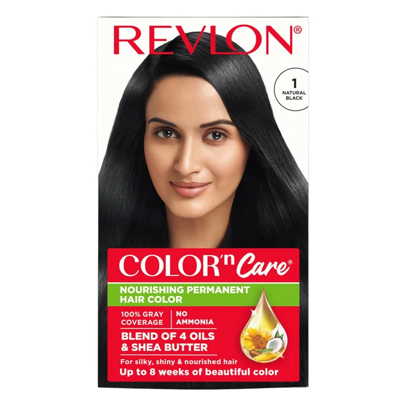 Revlon Color 'n Care Permanent Hair Color Cream - Natural Black 1N