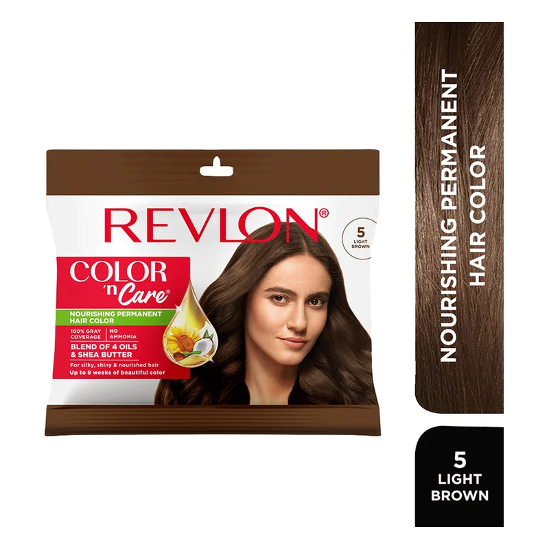 Revlon Color 'n Care Permanent Hair Color - Light Brown 5