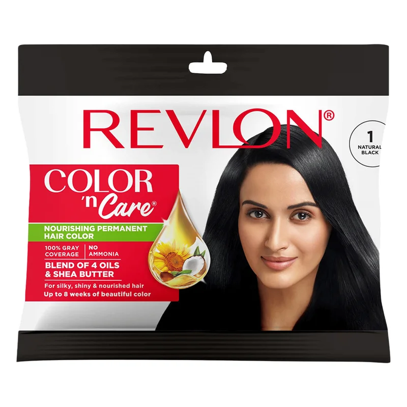 Revlon Color 'n Care Permanent Hair Color - Natural Black 1