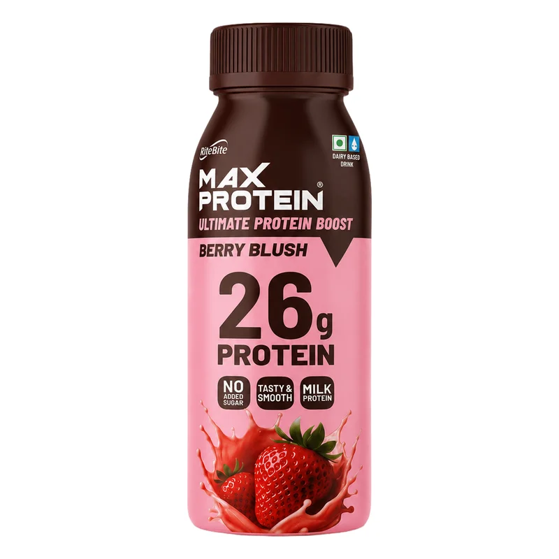 RiteBite Max Protein 26g Protein Shake - Berry Blush
