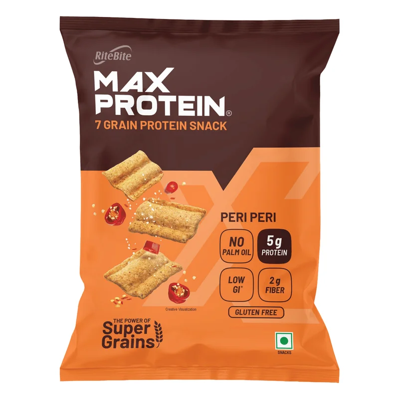 RiteBite Max Protein 7 Grain Snack - Peri Peri