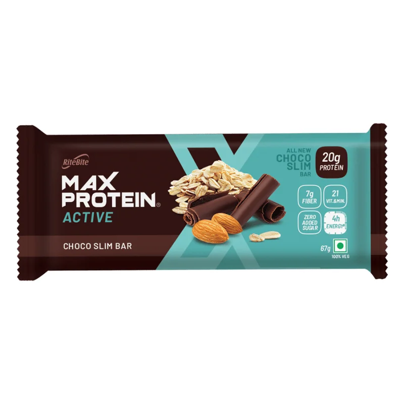 RiteBite Max Protein Active 20g Bar - Choco Slim