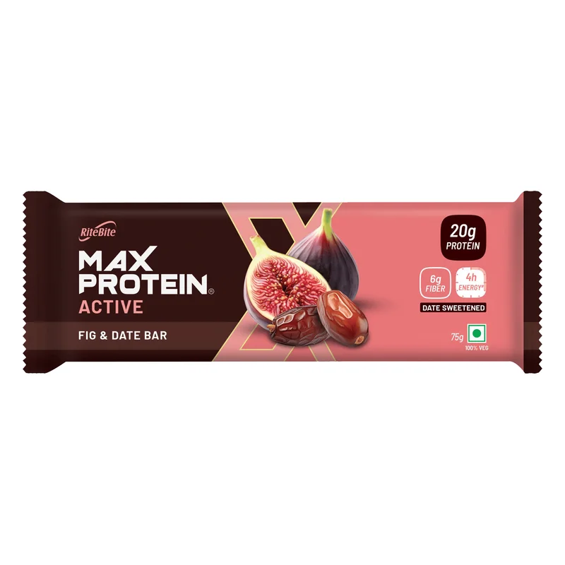RiteBite Max Protein Active 20g Bar - Fig & Date