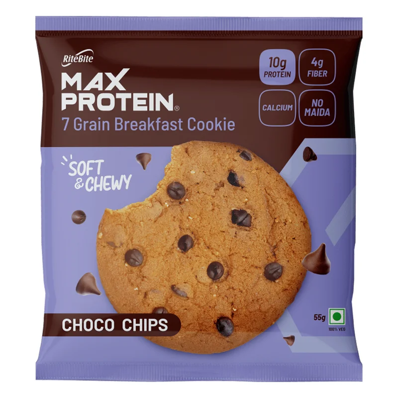 RiteBite Max Protein Breakfast Cookie - Choco Chips