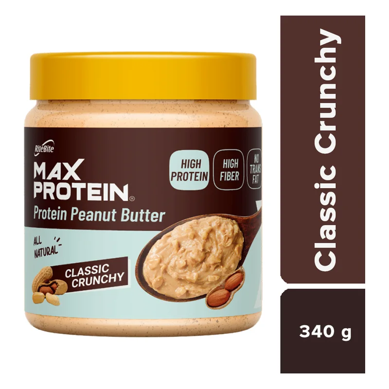 RiteBite Max Protein Peanut Butter - Classic Crunchy