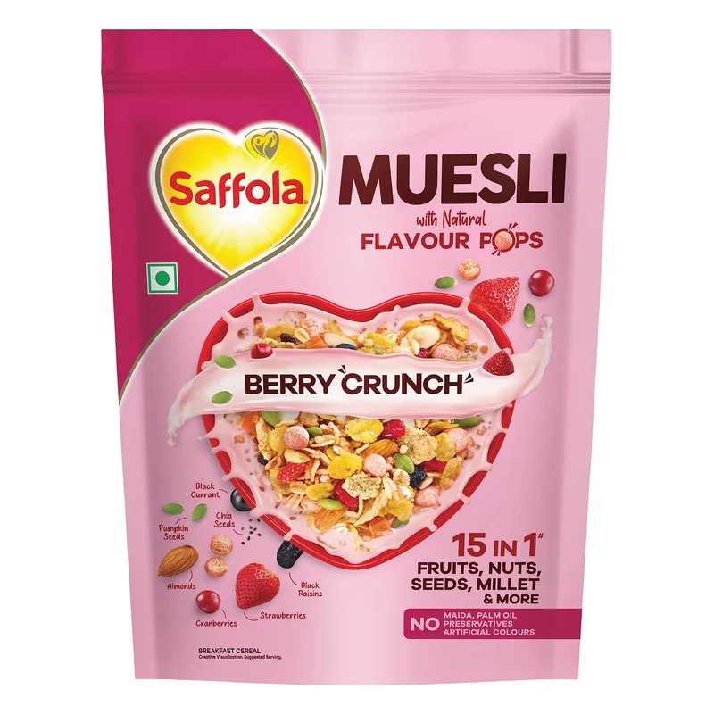Saffola Muesli Berry Crunch
