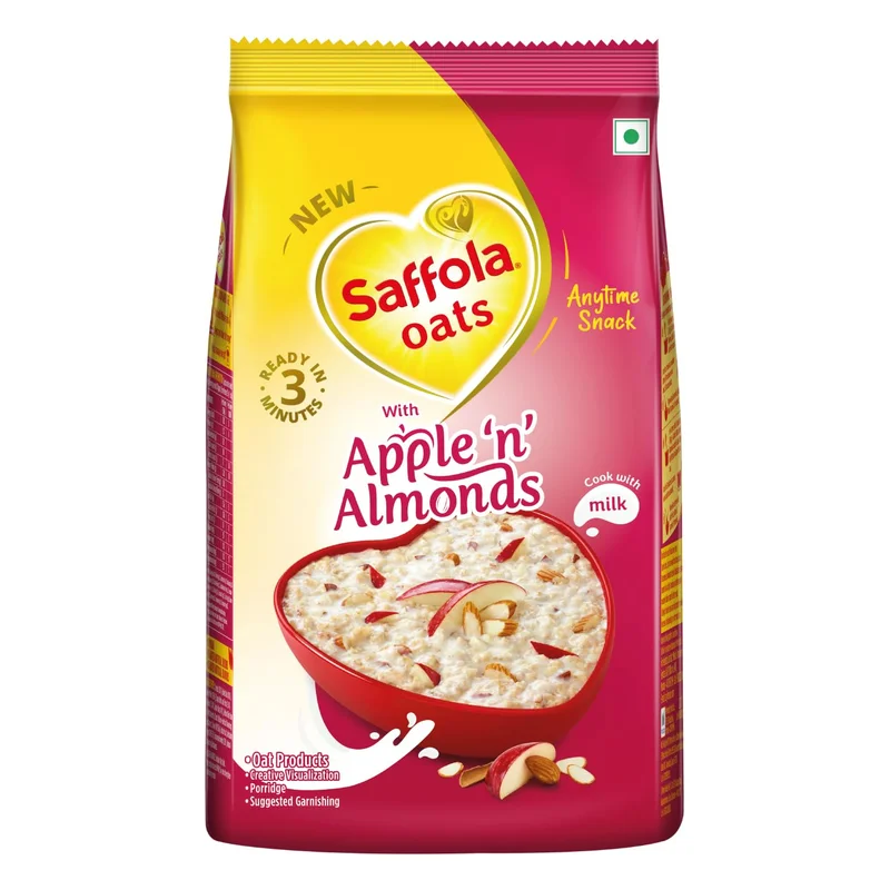 Saffola Oats with Apple & Almonds