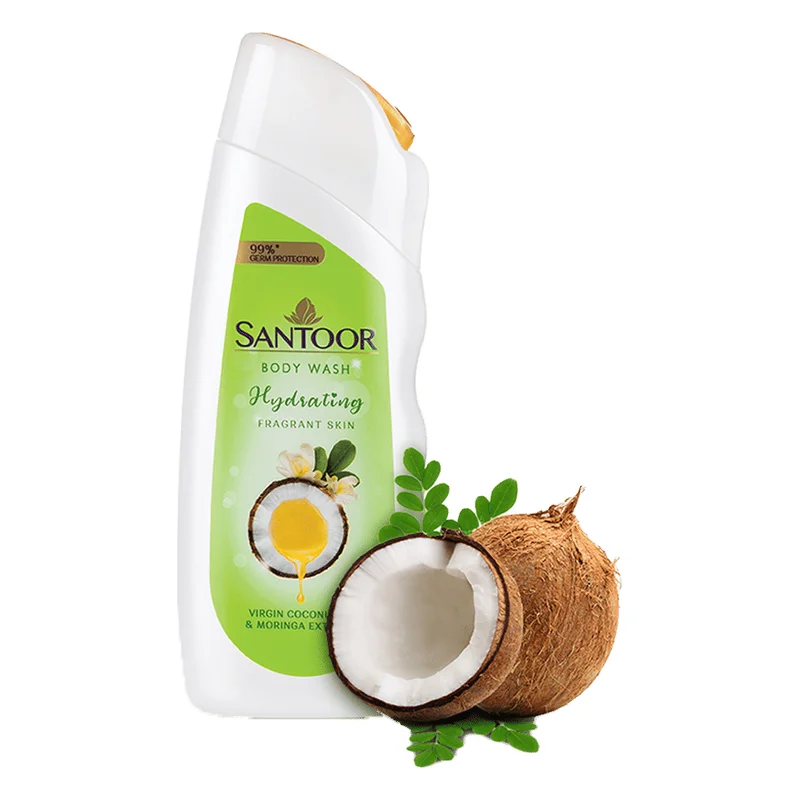 Santoor Hydrating Coconut Oil Body Wash
