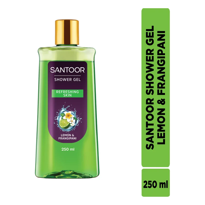 Santoor Lemon & Frangipani Shower Gel