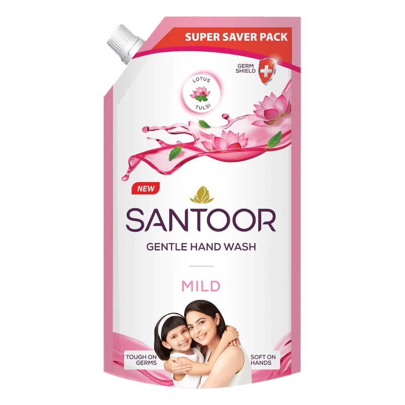 Santoor Mild Lotus & Tulsi Hand Wash
