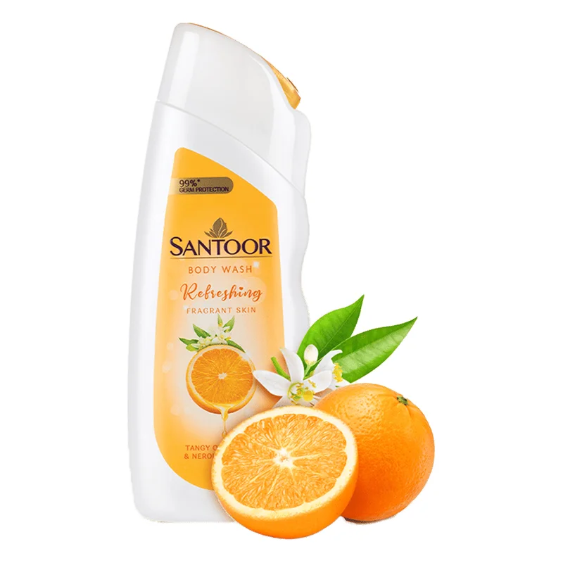 Santoor Refreshing Orange Oil Body Wash