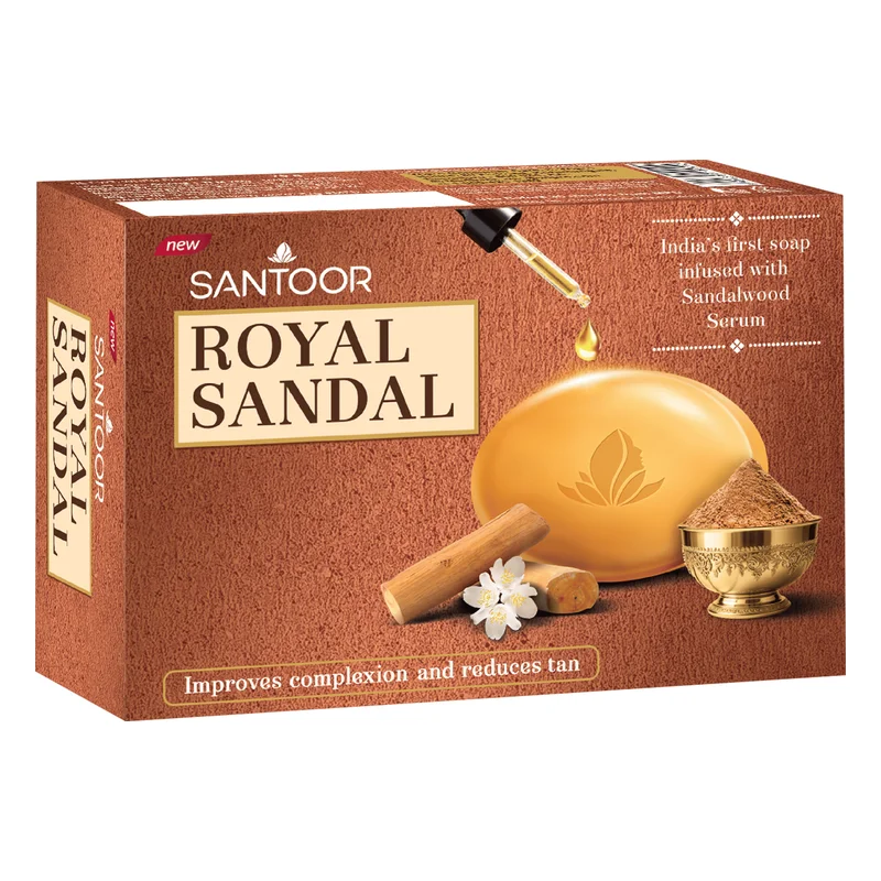 Santoor Royal Sandal Serum Infused Soap