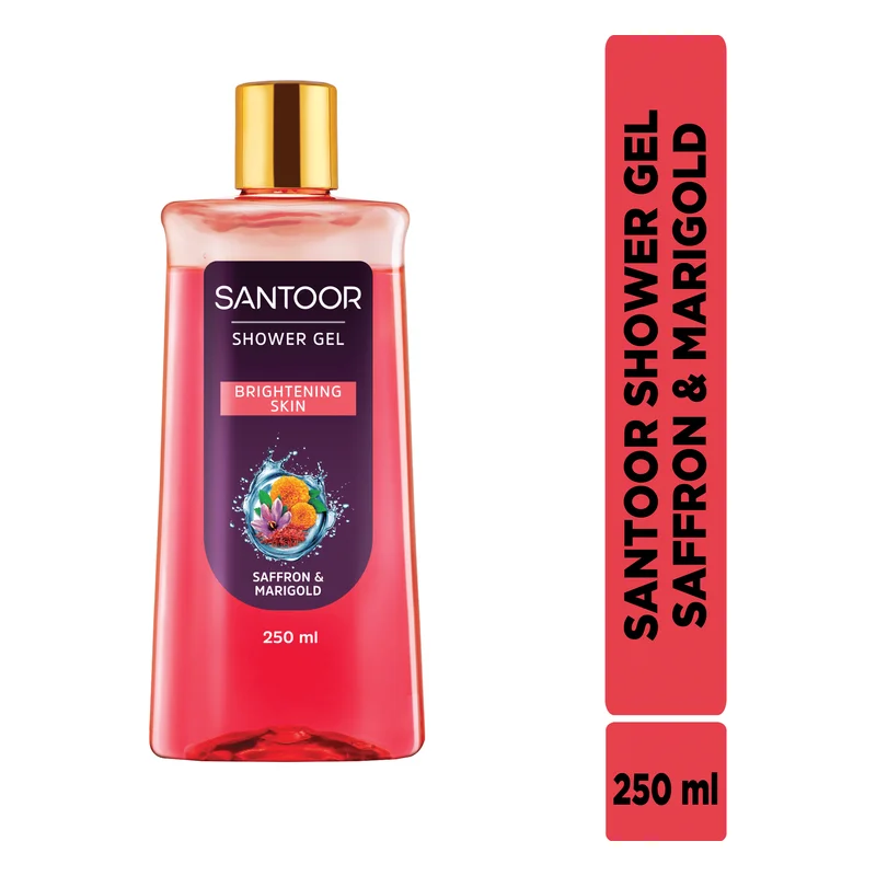 Santoor Saffron & Marigold Shower Gel