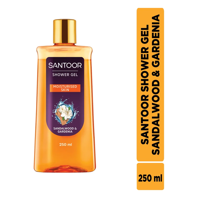 Santoor Sandalwood & Gardenia Shower Gel