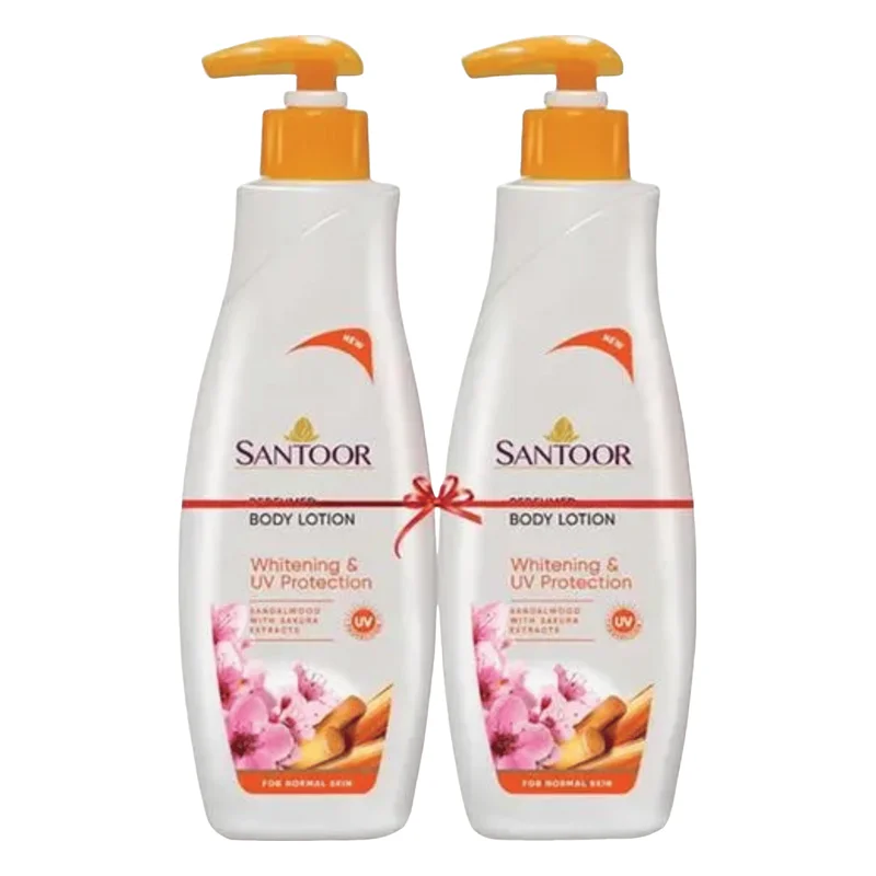 Santoor Whitening & UV Protection Body Lotion