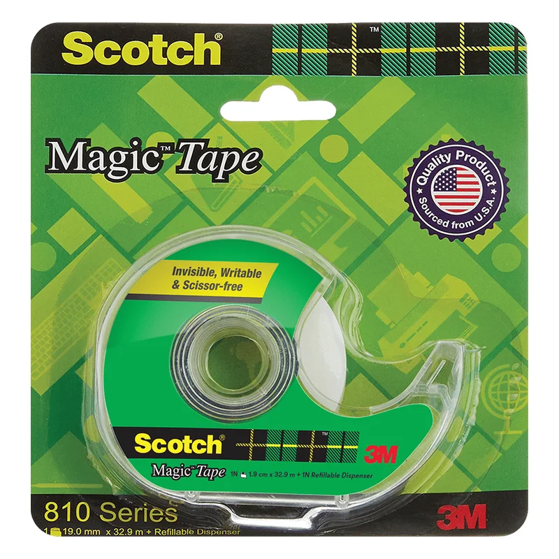 Scotch Magic Tape Dispenser & Roll 810D - 19mm x 32.9m