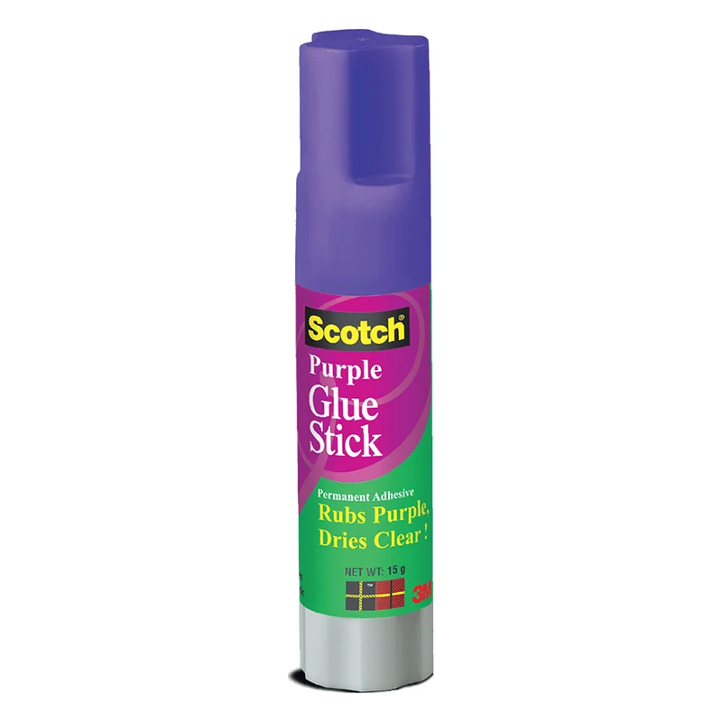 Scotch Permanent Glue Stick - Purple