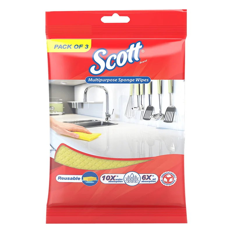 Scott Multipurpose Sponge Wipes