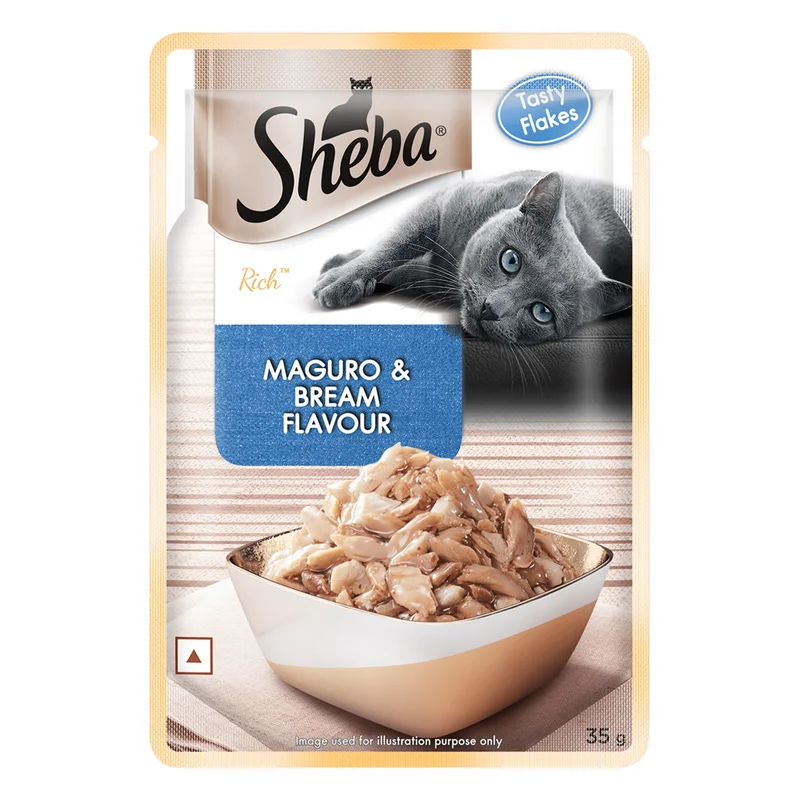 Sheba Rich Wet Cat Food - Maguro & Bream