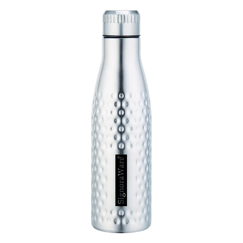Signoraware Aace Hammered Stainless Steel Fridge Bottle