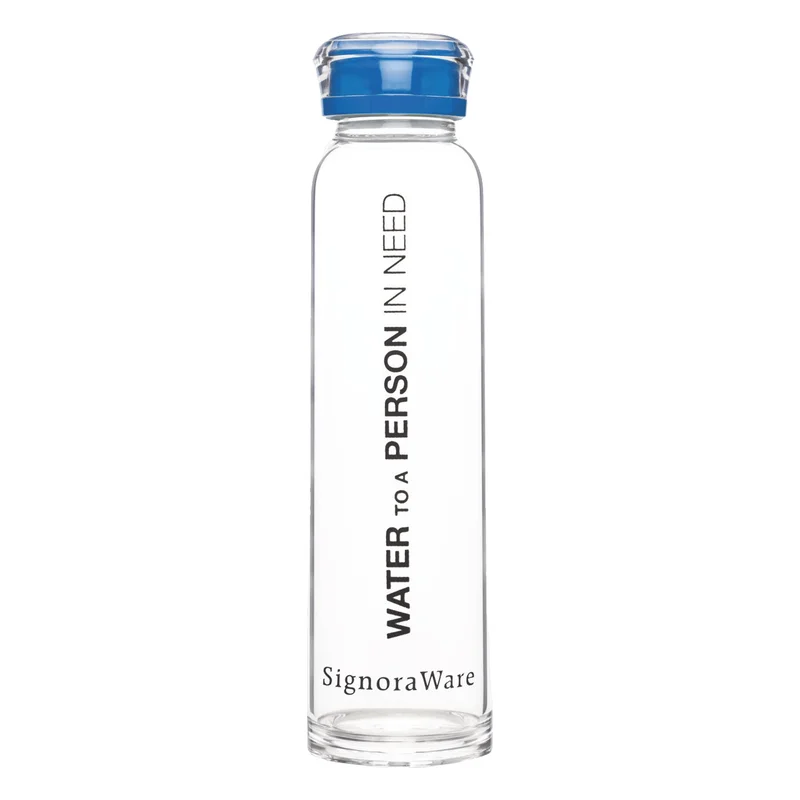 Signoraware Aqua Time Borosilicate Glass Bottle