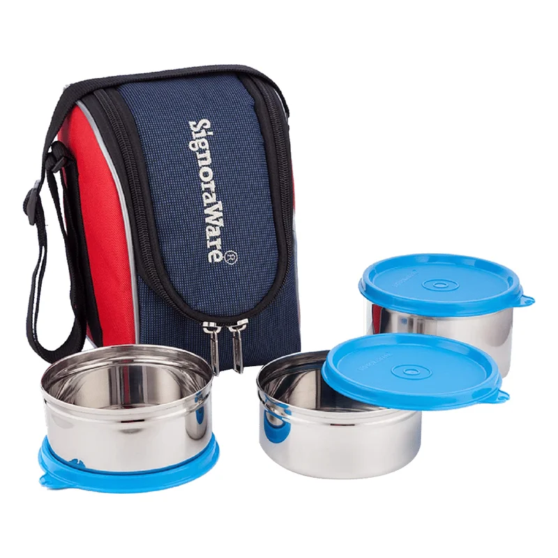 Signoraware Executive Maxx Fresh Steel Lunch Box