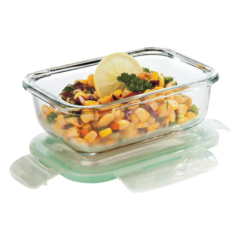 Signoraware Lock N Store Rectangular Glass Container