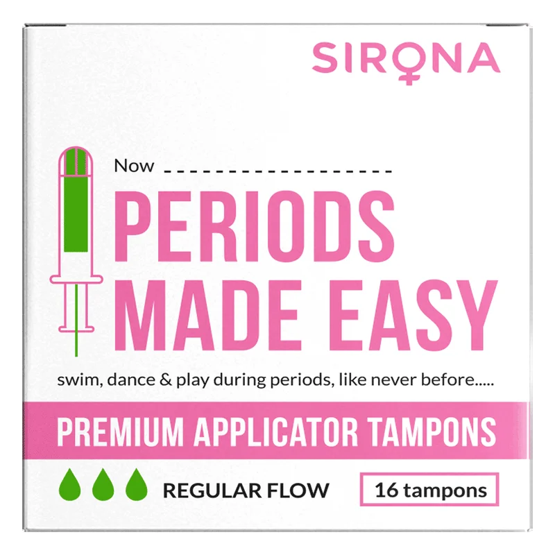 Sirona Applicator Tampons - Regular Flow