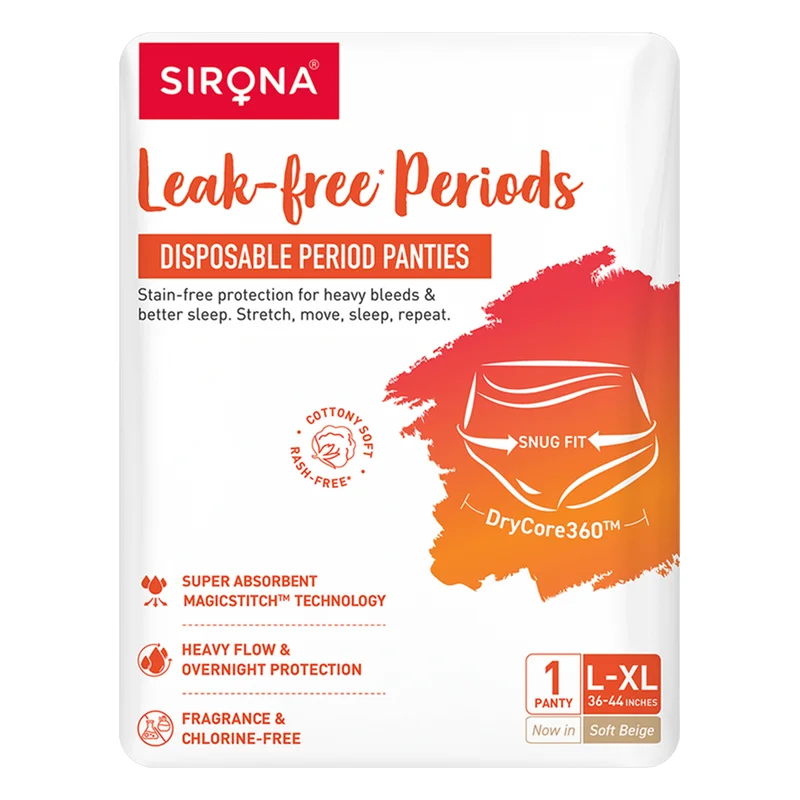 Sirona Disposable Period Panties - L-XL