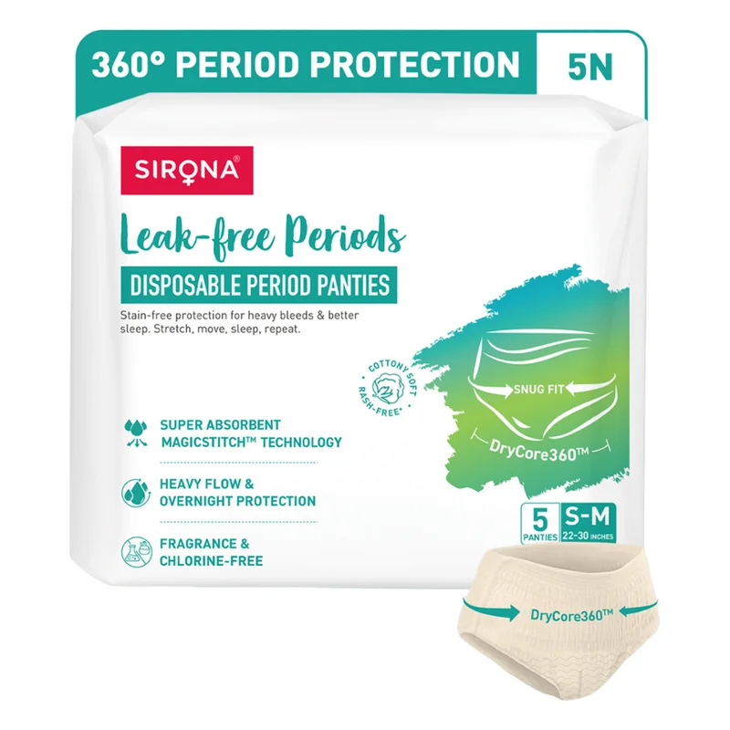 Sirona Disposable Period Panties - S-M