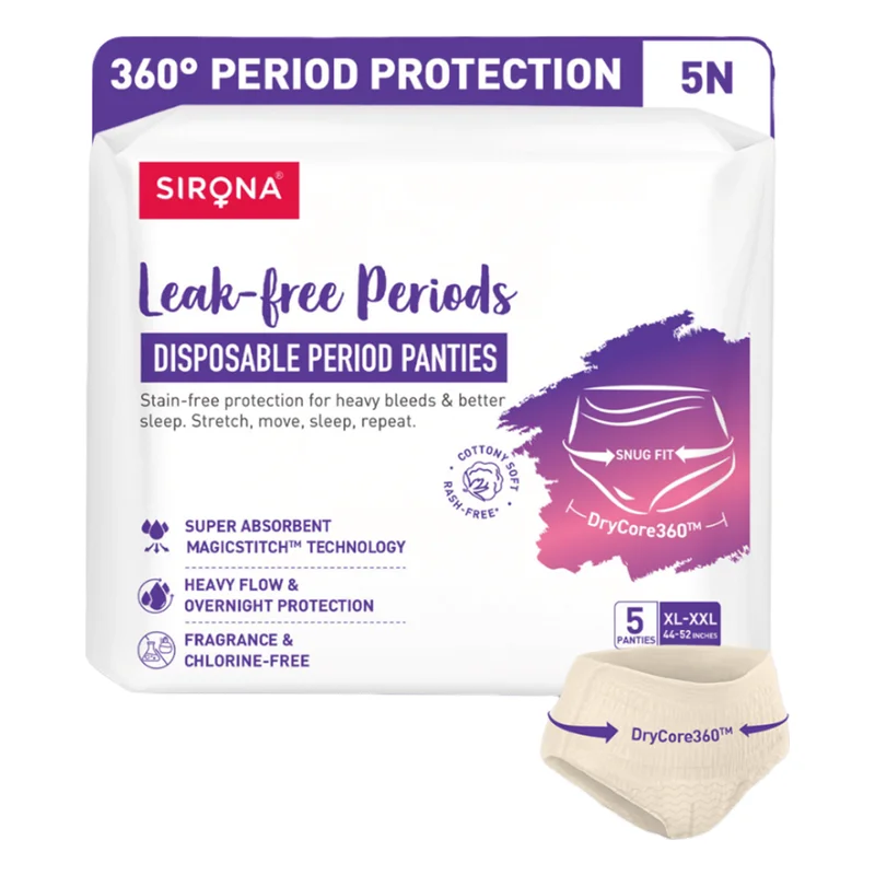 Sirona Disposable Period Panties - XL-XXL