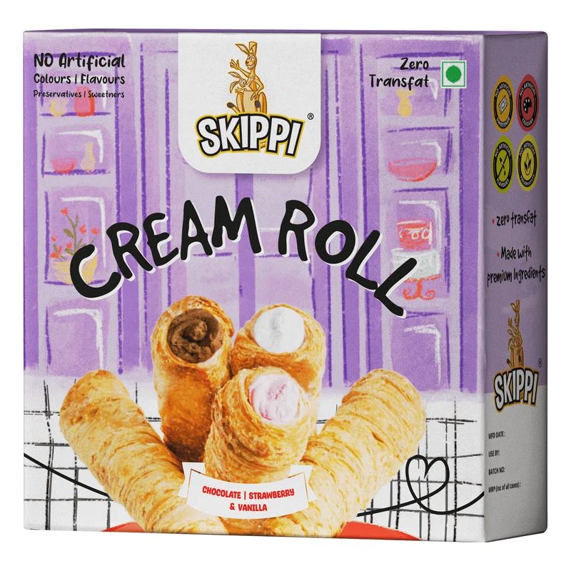 Skippi Cream Roll (6 pcs)