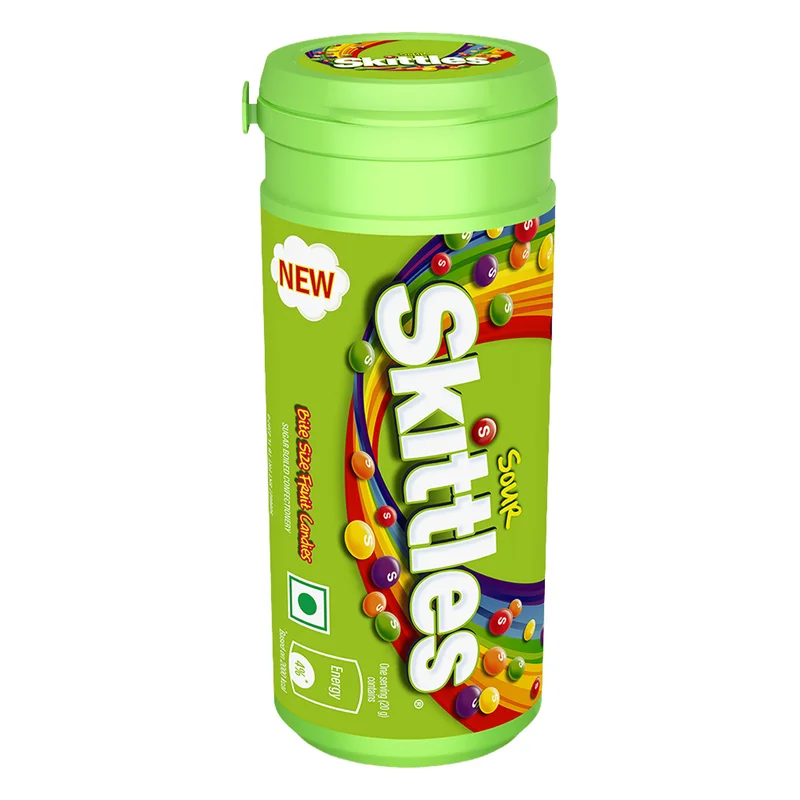Skittles Sour Fruit Candies Tube