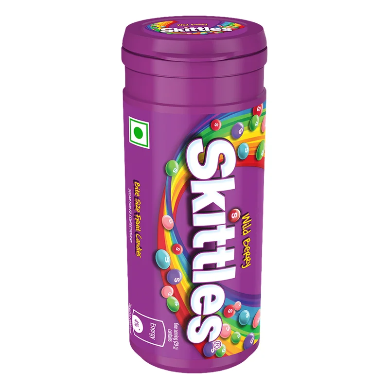 Skittles Wild Berry Fruit Candies Tube