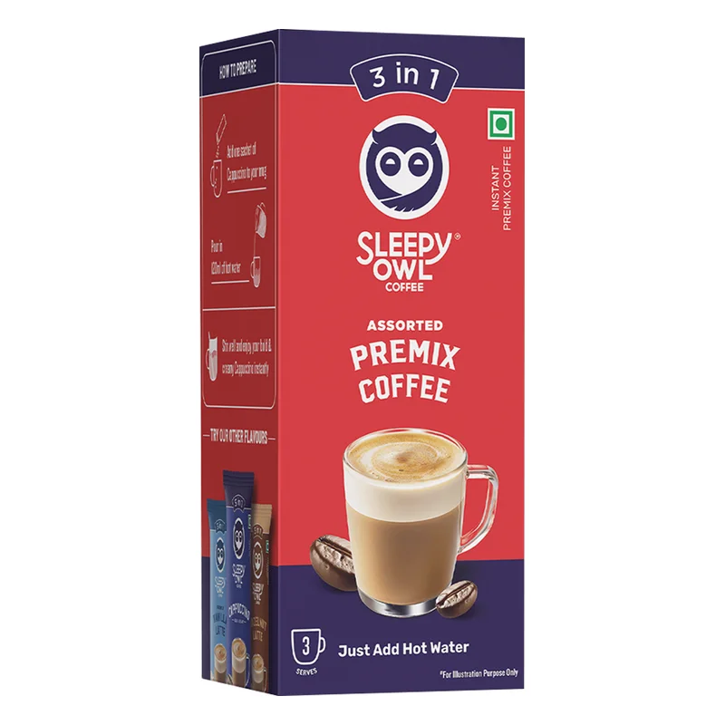 Sleepy Owl 3 In 1 Assorted Instant Coffee Premix