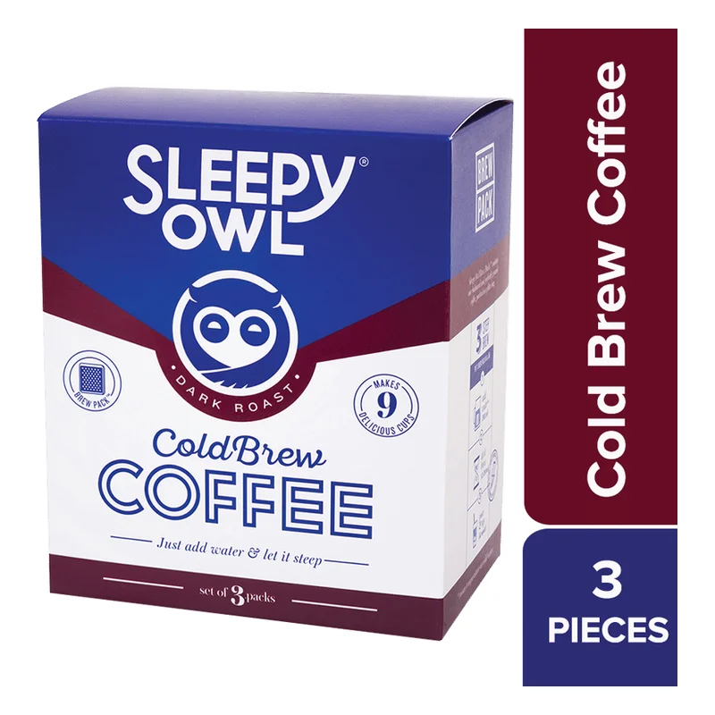 Sleepy Owl Dark Roast Cold Brew Coffee