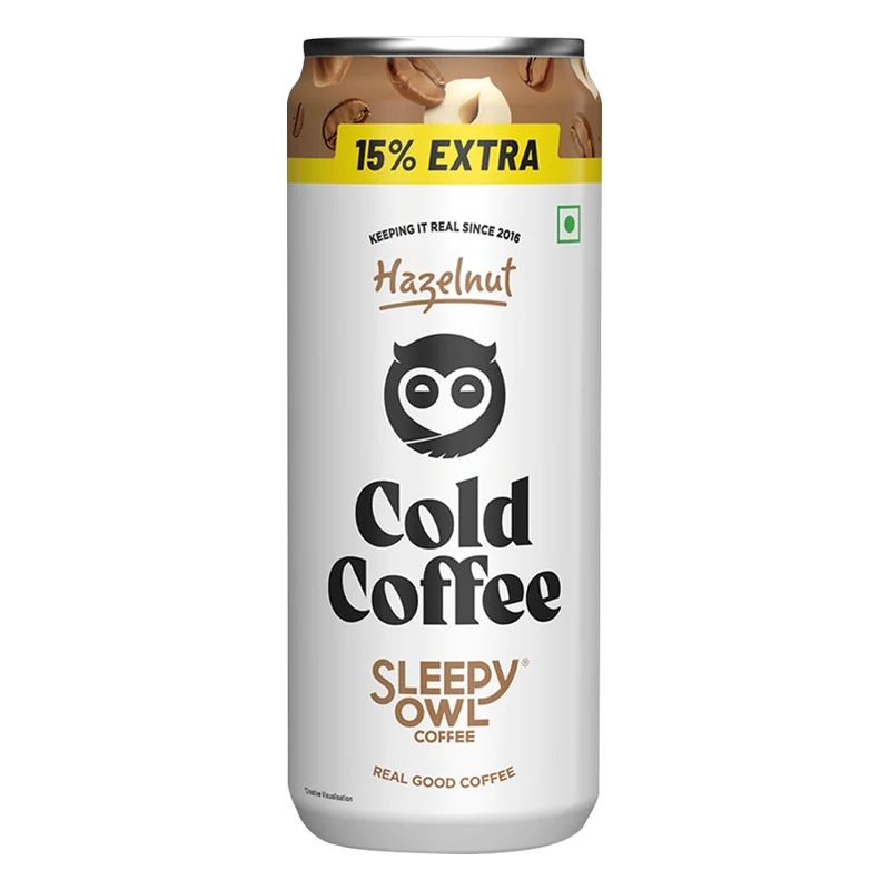 Sleepy Owl Hazelnut Cold Coffee